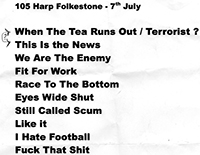 Russ Crimewave - The Harp Restrung, Folkestone, Kent 7.7.18